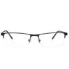 Jcerki Blue Half Frame Business Bifocals Reading Glasses 1.50 Men Women Fashion Light Bifocals Reading Eyeglasses