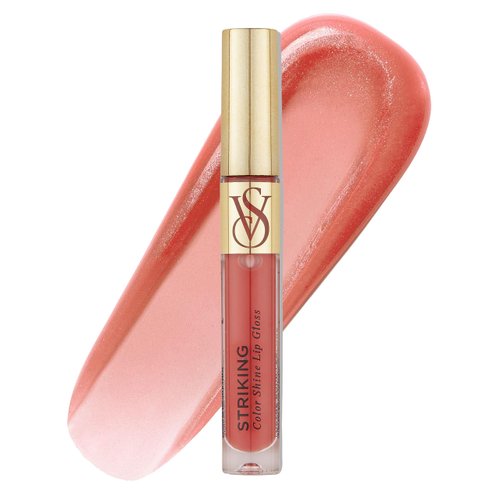 Victoria's Secret Color Shine Lip Gloss in Striking, Nourishing Lip Gloss for Women with Jojoba Oil & Vitamin E, Color Gloss