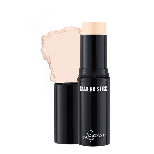 Camera Stick Foundation by True + Luscious - Full Coverage Cream Foundation - Non-Comedogenic & Hydrating Formula - Vegan, Paraben Free, & Cruelty Free - 0.49 oz (Shade 1: Light Beige)