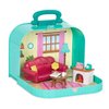 Li'l Woodzeez Travel Suitcase Living Room Playset