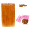 Winsky Copper Red Hair Extensions Real Human Hair - One Piece Remy Hair Extensions Clip on 70gram for Women (14inch, Copper Red)