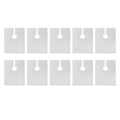 Beaupretty Disposable Neck Cape 50pcs Hair Stylist Shawl Shampoo Cape Disposable Hair Cutting Cape Hair Salon Shawl Cape Gown Hair Trimming Tool Plastic Hairdressing Apron