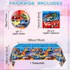 41PCS Happy Race Car Birthday Party Supplies Cars Theme Birthday Party Decorations Disposable Tableware Include Plates Napkins Tablecloth For Kid Boys Serve 20