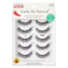 Kiss Looks So Natural Lashes Shy 5 Pairs (Pack of 3)