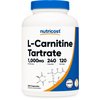 Nutricost L-Carnitine Tartrate 1,000mg, 240 Capsules - 500mg Per Capsule, 120 Servings