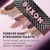 Buxom Forever Babe Eyeshadow Palette, 12 Eye Shadow Shades, High Pigment Eyeshadow Palette, Long-Lasting, Primer-Infused Eyeshadows, Blendable