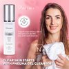 Pneuma Age-Defiance Gel Cleanser with Antioxidant | AHA | Glycolic | Oxygenate, Exfoliate, Protect and Soothes Skin | Gentle Face Cleanser Gel | Green Tea and Aloe