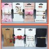 UUYYEO Hair Bow Hairpin Packaging Cards - 100 Pcs Cardboard Cards for Hair Barrettes and Accessories Organizing, White