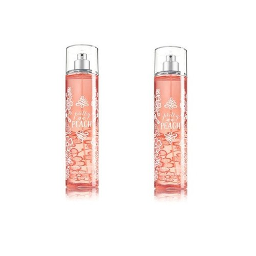 Bath & Body Works Pretty As Peach Fine Fragrance Mist Pack of 2