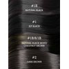 Seamless Clip in Hair Extensions Human Hair Hair Extensions Real Huamn Hair Hair Extensions Clip ins Ultra-thin PU Weft Straight 7pcs 110g 14 Inch Natural Black 100% Remy Human Hair Clip ins