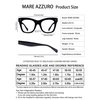 MARE AZZURO Blue Light Blocking Glasses Women, Ladies Computer Gaming Glassesfor Eye Strain, Filter Glare