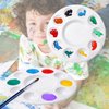 6 Pack Paint Tray Palettes, Plastic Paint Pallet for Kids Art Painting Palette for Painting or DIY Craft Class, White
