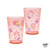 Zak Designs DreamWorks Gabby's Dollhouse Nesting Tumbler Set for At Home, 14.5oz Non-BPA Plastic Cups, 4-Pack (Gabby, Pandy Paws, Cakey Cat, Mercat, Kitty Fairy, Baby Box)