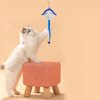 Andiker Cat Wand Toy, 35 in Long Flexible Stick with Cute Fish Shape Bell Wand Refill Cat Fishing Pole Toy Interactive Cat Toy for Indoor Cats Kittens to Pounce Chase Keep Fit (Yellow)