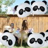 Panda Head Balloons - 23.4" Animal of Panda Foil Balloons for Jungle Farm Zoo Safari Theme Birthday Baby Shower Party Decoration