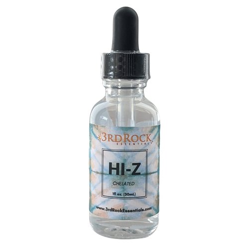 3rd Rock Essentials | HI-Z Zinc Immune Support Supplement | All Natural Liquid Zinc Supplement Dietary Supplement | All Natural Personal Care (1 fl oz | 120 Servings)