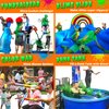 INSTANT GREEN SLIME POWDER. Bulk 25 Gallon Kit! Just Add Water. Make a Slime Bath or Pool. Mix 20 x 5qt big buckets of Slime! Dump on Heads in Fundraisers & Party Games. Shoot from Slime Blaster Guns.