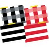 Barker Creek Designer File Folders Set of 12, Buffalo Plaid & Wide Stripes, Plaids, Stripes on Outside, Yellow on Inside, Letter Size, 1/3 Cut Tabs, 12-Pack, Home, School and Office Supplies (1341)