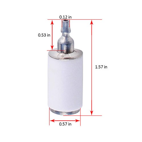 530095646 Fuel Filter Compatible with Weedeater Craftsman Trimmer & Poulan 2050 2150 2375 Chainsaw Blower & Husqvarna 128LD 124 125 128 Series String Trimmer