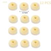 SQULIGT 12 Pcs Small Hair Bun Maker, Small Hair Donut Set for Kids Girls Women, Hair Donut Bun Maker Tool for Short and Thin Hair Crown Shapers Accessories (Size S/ 2.3 Inch, Beige)