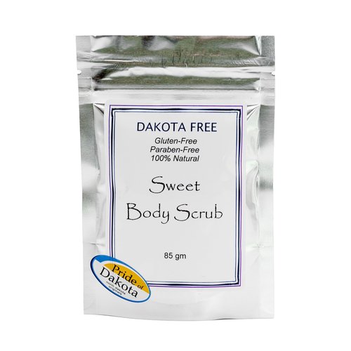 Dakota Free Sweet Body Scrub 85 gm silver packet