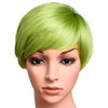 Kori Koli Short Lime Green Color Pixie Cut Hair Wig 100% Kanekalon Fiber Cosplay Daily Party Lime Synthetic Wig for Women 6 inches (LIME)