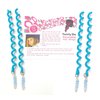Collect Four (4) Peppermint Turquoise color 5" Twirly Do Reusable Hair Wrap Twist Braid Barrette