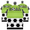 Big Dot of Happiness Goaaal - Soccer - Treat Box Party Favors - Baby Shower or Birthday Party Goodie Gable Boxes - Set of 12