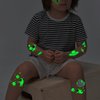CHARLENT Luminous Outer Space Tattoos for Kids - 14 Sheets Glow in The Dark Astronaut Spaceship Planet Temporary Tattoos for Boys Girls Birthday Party Favors Goodie Bag Fillers
