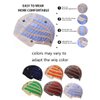 WTHCOS Blue Ombre Short Bob Wig Blue to Light Blue Wig Short Curly Wavy Wig With Bangs for Women Ombre Blue Wig Heat Resistant Synthetic Hair Wigs for Daily Use Cosplay Wig With Wig Cap