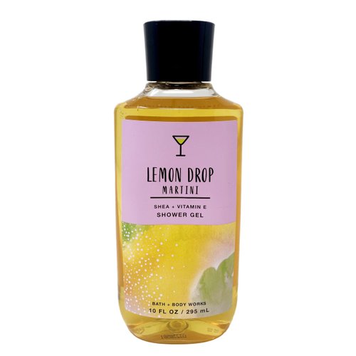 Bath and Body Works Lemon Drop Martini- 2 pack - Shea + Vitamin E Shower Gel With a Himalayan Salts Spring Sample Soap.