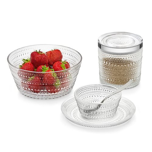 Kastehelmi 1.5 Quart Serving Bowl By Iittala (Clear)