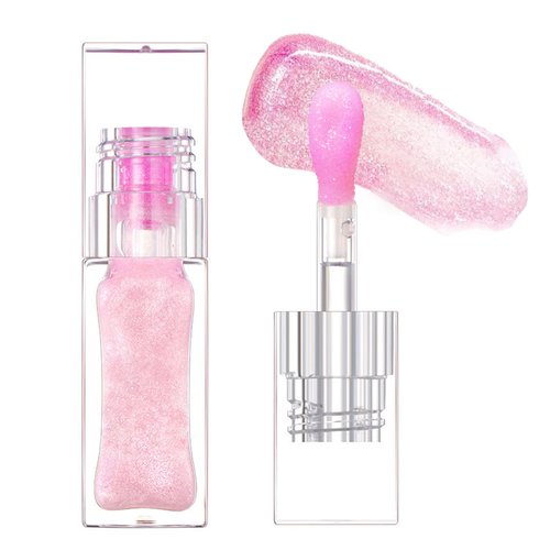 PERVALA Magic Color Changing Lip Oil, Moisturizing Color Changing Lip Gloss, Warm Change Plumping Lip Oil, Long Lasting Nourishing, Non-sticky Lip Tint Oil