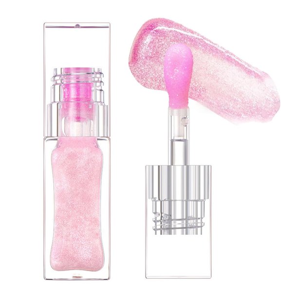 PERVALA Magic Color Changing Lip Oil, Moisturizing Color Changing Lip Gloss, Warm Change Plumping Lip Oil, Long Lasting Nourishing, Non-sticky Lip Tint Oil