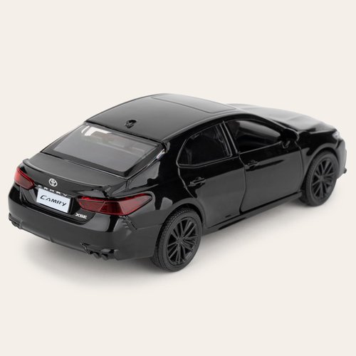 LOVEPOSELY 1/36 Scale Camry XSE Diecast Model Car Toy, Zinc Alloy Pull Back Supercar Vehicles Toy Car for Kids Adults Gift (Black)