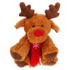 Zerodeko Christmas Plush Elk Toy, Reindeer Plush Toy Christmas Stuffed Animal Xmas Deer Doll Toy Soft Plush Doll Animal Toy Elk Soft Plush Toy for Christmas (29cm)