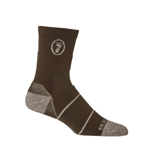 Bear Proof Merino Wool Mid Crew"The Tinker" (OD GREEN, 9-11)