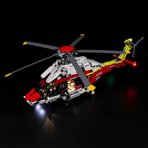 BRIKSMAX Led Lighting Kit for LEGO-42145 Airbus H175 Rescue Helicopter - Compatible with Lego Technic Building Blocks Model- Not Include The Lego Set