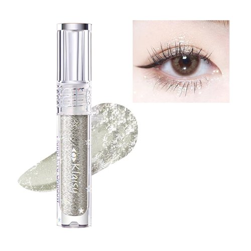 Quxunzzz Liquid Glitter Eyeshadow, Metallic Glitter Shimmer Eye Looks Waterproof Long Lasting Quick-Drying Sparkling Eye Shadow Makeup Liquid Glitter eyeliner #220