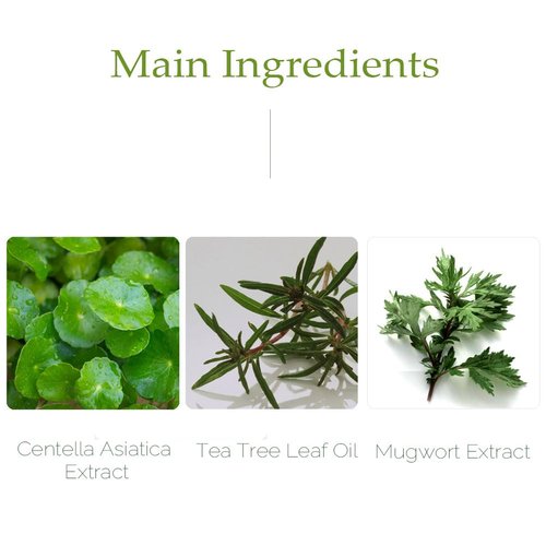 PS.PRETTYSKIN The Pure Jeju Cica Korean Skin Care Sheet Mask (Pack of 10) with Centella Asiatica extract, Tea Tree Leaf Oil, Mugwort Extract for Soothing, Calming, Hydrating