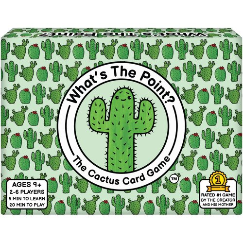 What's The Point? The Cactus Card Game - Fun Card Games for Families, Perfect Games for Family Game Night, Best Family Card Games