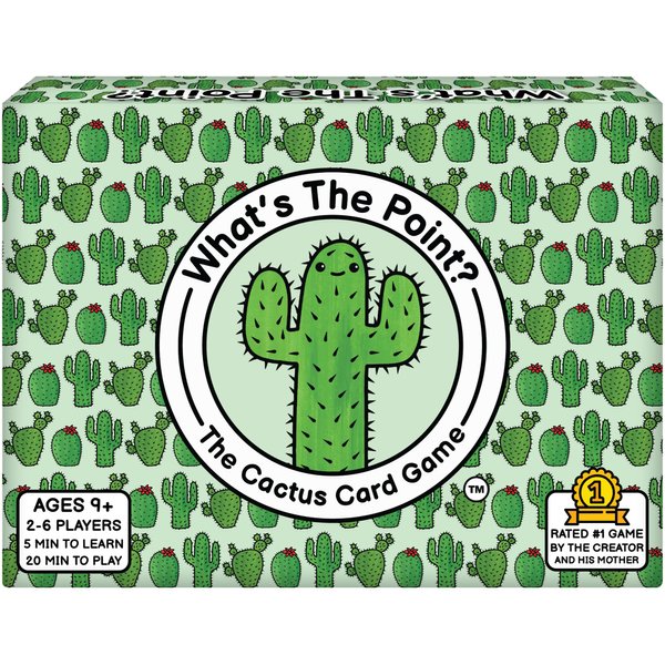 What's The Point? The Cactus Card Game - Fun Card Games for Families, Perfect Games for Family Game Night, Best Family Card Games