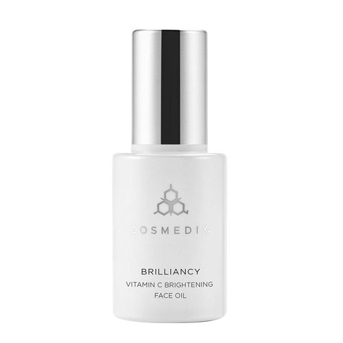 COSMEDIX. Brilliancy Vitamin C Brightening Face Oil AM/PM, Sunflower Seed Oil & Elderberry Fruit Extract Protect Skin, Hydrates Skin, Vegan, Gluten & Cruelty Free