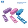 24 Pieces Soft Foam Toe Separators Toe Spacers Great Toe Cushions for Nail Polish, Pedicure, Manicures