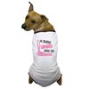 CafePress I Wear Pink for My Grandma 37 Dog T Shirt Dog T-Shirt, Pet Clothing, Funny Dog Costume