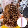 Healeved 20PCS Spiral Perm Rods Hair Curling Rods Spiral Hair Perm Rods for Long Hair Hairdressing Hair Rollers Spiral Hair Curlers Perm Rods for Girls Women