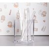 2 Pack Clear Acrylic Pencil Pen Holder Cup, Makeup Brush Holder Acrylic Desk Accessories