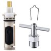 1222 Shower Cartridge with 104421 Puller Removal Tool Replacement for Moen, Compatible with Moen One-Hanlde Posi-Temp Faucet
