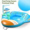 Jasonwell Inflatable Kids Pool Floats - Toddler Pool Floaties Swimming Pool Float with Water Squirt Gun Swim Floaty Rafts Lake Beach Party Pool Toys for Boys Girls Airplane