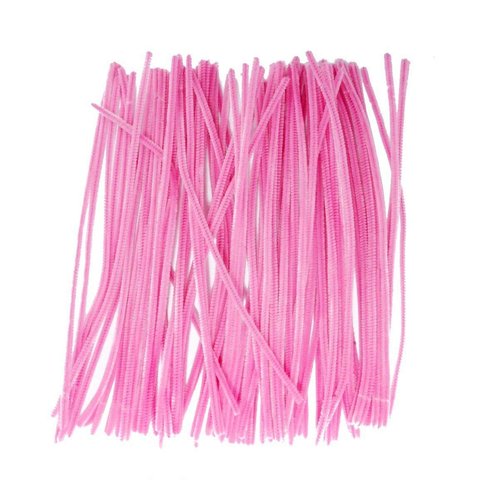 Pipe Cleaners 6mm x 12 Inch, 100 Pieces Art Crafts Chenille Stems for DIY Craft Projects Christmas Decoration Supplies